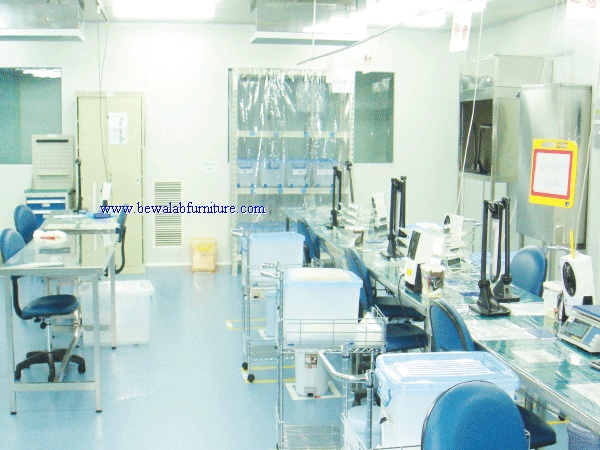 clean room for medical instruments