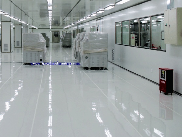 clean room for electronic plant