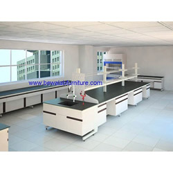 Steel-wood lab furniture