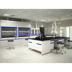 Steel-wood lab furniture