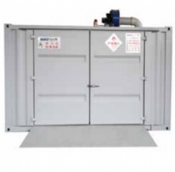 30 Gallon Blue Weak Acid Alkali Explosion-Proof Cabinet Laboratory Safety Cabinet