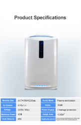 Multifunctional HEPA filtered air purifier