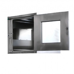 Clean Room Stainless Steel Pass Box Pass Box / Transfer Window Cleaning