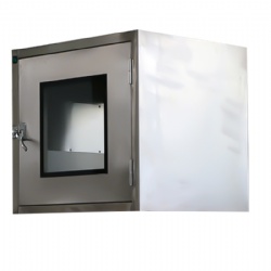 Clean Room Stainless Steel Pass Box Pass Box / Transfer Window Cleaning